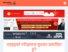 Tablet Screenshot of himalayankangaroo.com
